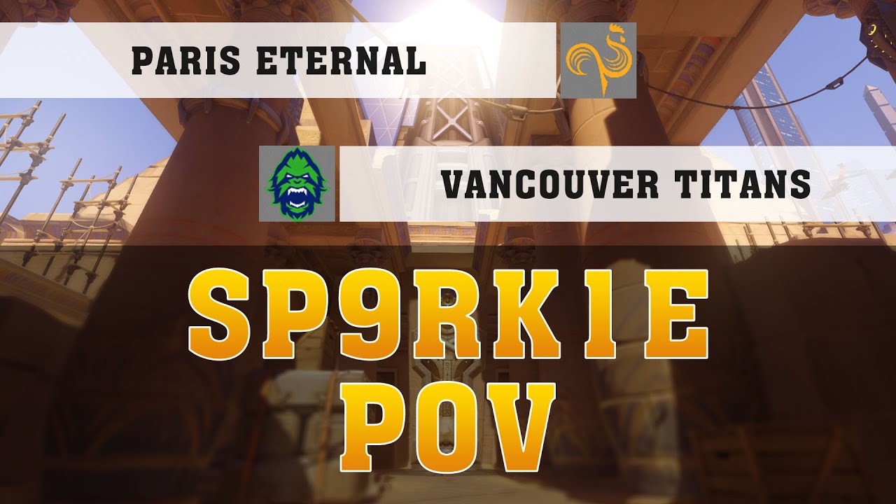 SP9RK1E GENJI POV ● Vancouver Titans Vs Paris Eternal ● [2K] OWL POV