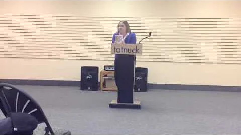 Elizabeth Hein speaking about How To Climb The Eif...
