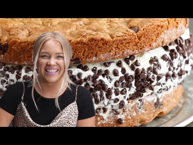 Heres How Alix Makes Her Giant Cookie Ice Cream Sandwich • Tasty