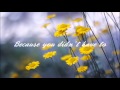 Celine Dion - Thank You (Lyrics)