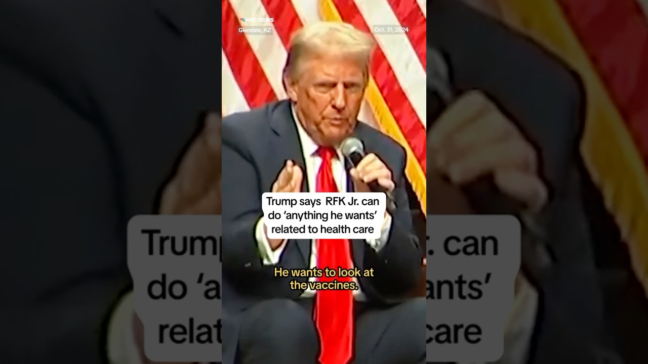 Trump says RFK Jr. can do ‘anything he wants’ related to healthcare Trump says RFK Jr. can do ‘anything he wants’ related to healthcare