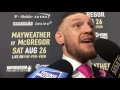 CONOR MCGREGOR REVEALS PAULIE MALIGNAGGI'S REAL PURPOSE IN CAMP? SENDS MESSAGE FOR MAYWEATHER