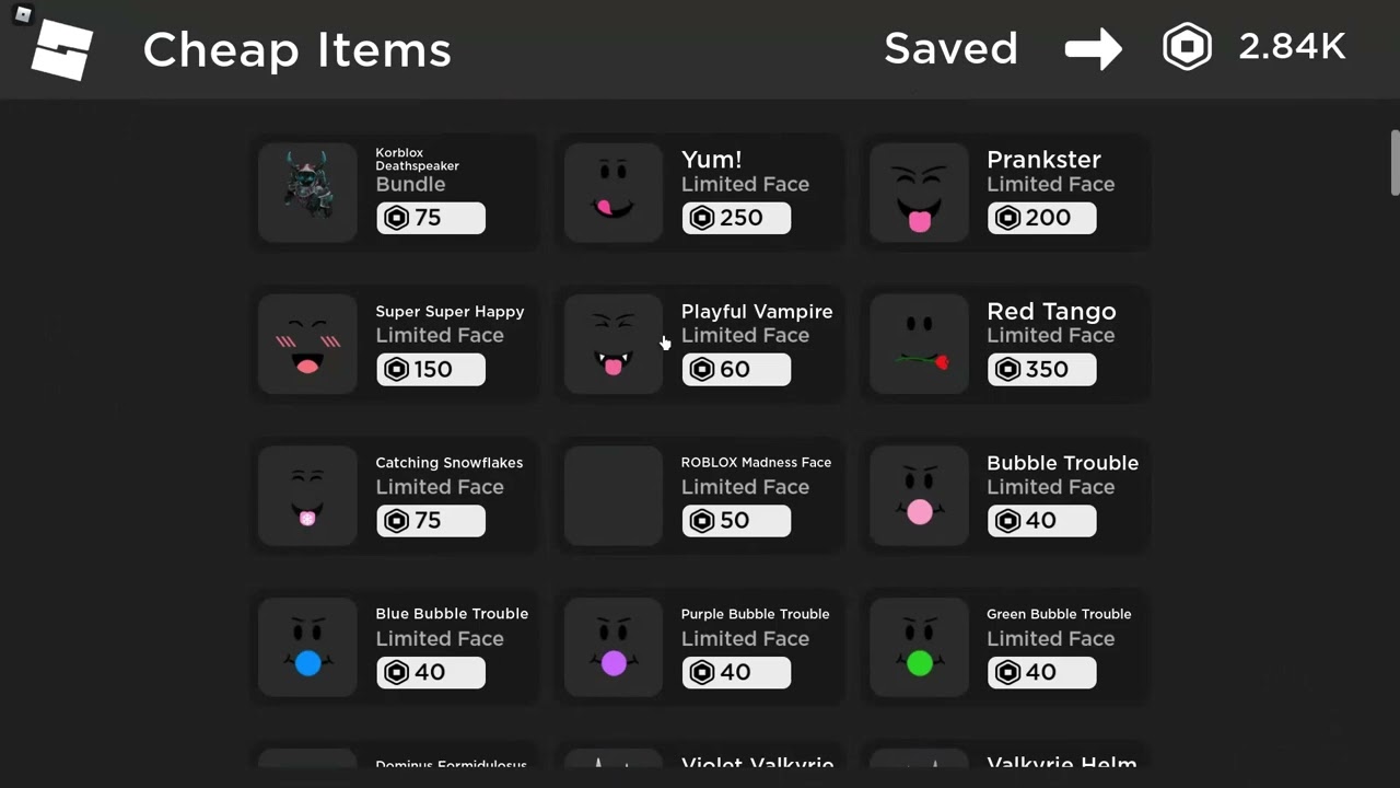 [NEW] Cheap Roblox Limiteds! 2022 YouTube