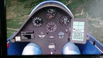 Condor 2 - triple monitor + extracted instruments + XCSoar mobile App