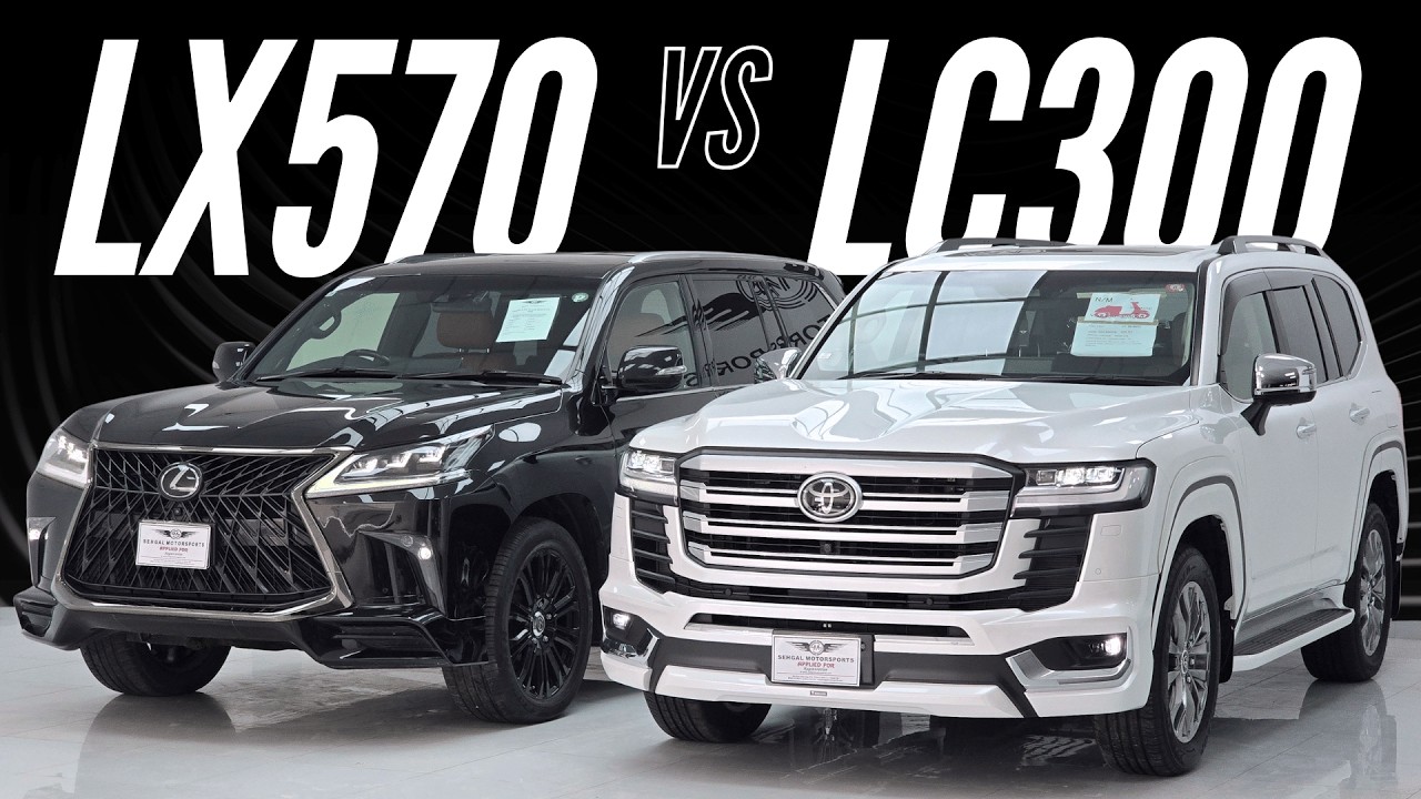 Toyota Land Cruiser ZX 300 2023 VS Lexus LX 570 2020. Which One is
