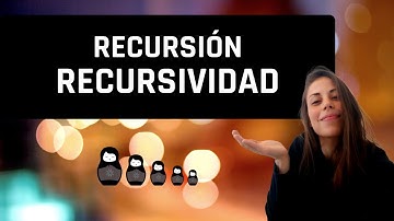 Recursividad - ¿Qué es? Cálculo número factorial