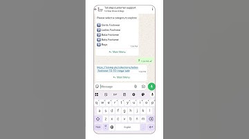 Whatsapp Chatbot Guide | 1st Step Shoes & Bags