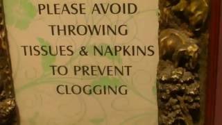 Dont Flush Tissue (Philippines) Watch This First Before Travelling