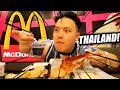THAILAND McDonald's MUKBANG! (BEST SPICY FRIED CHICKEN + CHICKEN AND RICE TASTE TEST) UNREAL
