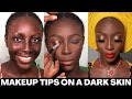 MAKEUP TIP ON A DARK SKIN. YOU WILL NEVER MAKE A MISTAKE AGAIN ON A DARK SKIN AFTER WATCHING THIS