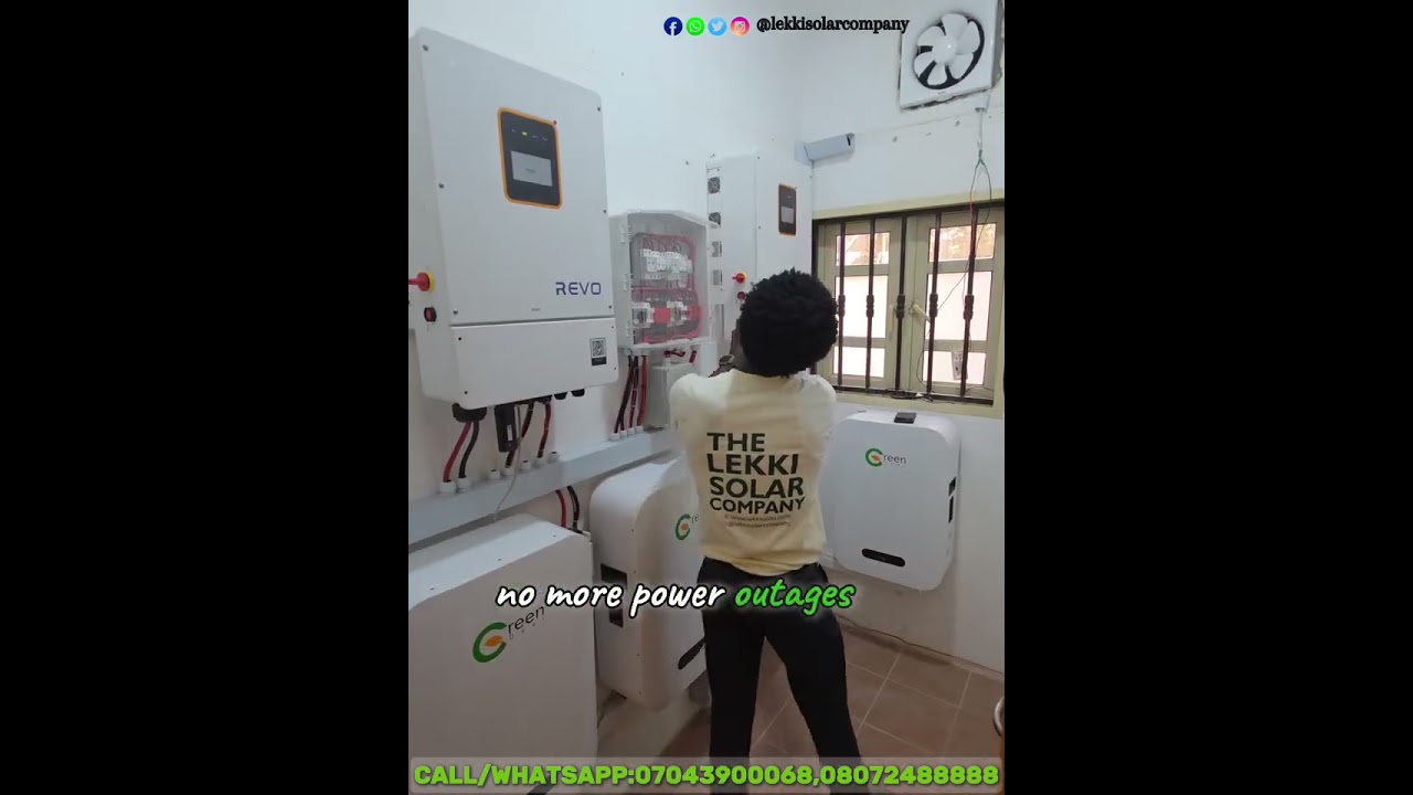 17.6kW Solar + Storage System at Mekens Integrated, Lekki | WhatsApp 07043900068 for solar solutions