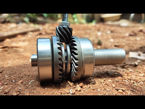 Video làm bộ tiến lùi mini từ nhông máy mài - youtube