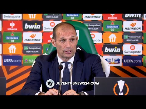 Conferenza stampa Allegri: «Impensabile giocare per difendere l'1-0. Ho dei dubbi di formazione» - VIDEO 1 Conferenza Allegri e Alex Sandro pre Sporting L.-Juve: “Impensabile giocare per difendere l’1-0"
