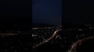 台灣三峽鳶山夜景 