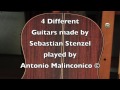 Antonio Malinconico Plays 4 Different Stenzel Guitars