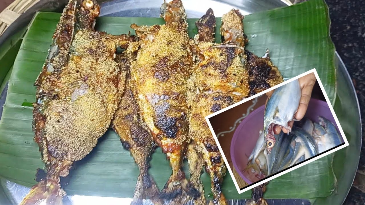 Village style bangude fish fry recipe/rava fry/crispy fish fry - YouTube