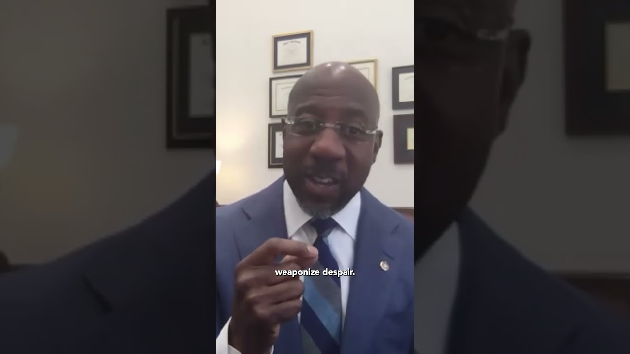 Senator Warnock drops POETRY amid Trump chaos