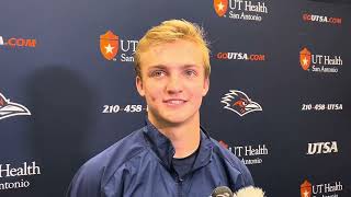 UTSA QB Owen McCown Post Practice Interview 11.12.24