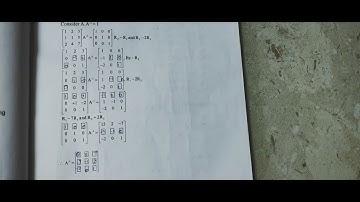 2. finding inverse of matrix | maths practical (commerce section) | 12th class | HSC #maths