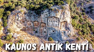 Dalyan Kral Kaya Mezarları ve Kaunos Antik Kenti - Dalyan Gezilecek Yerler - Dalyan Muğla Turkey