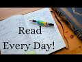 The best method to develop a daily reading habit