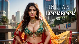 [4K] Ai Art Indian Lookbook Girl Al Art Video - Modern Cityscape