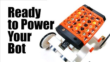 3D Printed Battery Holder for 3 AA – Robot Power Demo
