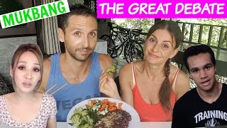 Roaming Millennial vs Vegan Gains 'The Problem with Vegans' | MUKBANG Response