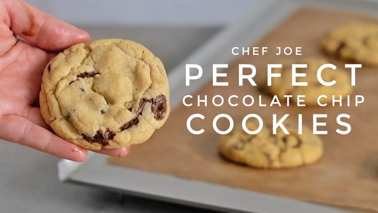 ซอฟต์ช็อกโกแลตชิฟคุกกี้ หน้าย่น  เนื้อนุ่มหนึบ  Perfect Chocolate Chip Cookis ทำขนมกับเชฟโจ Ep.8