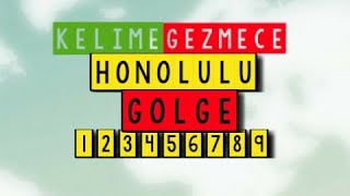 Honolulu Gölge 1 2 3 4 5 6 7 8 9 Cevapları (GÜNCEL) - Kelime Gezmece