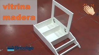 👉‍‍ Cómo HACER una VITRINA de MADERA