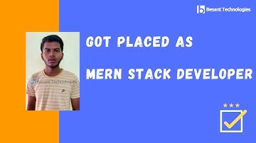 Besant Technologies Anna Nagar Review | Sanjith  Got Placed | Full Stack Stack Course Anna Nagar