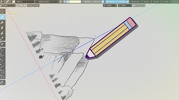 Rolling the viewport (Grease pencil, Blender)
