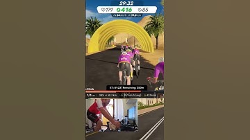 Sunday Race Club 11 5 2025 round 2 may  kom liwa @mywhoosh team @CyclingDistrict 6 #cycling #bike