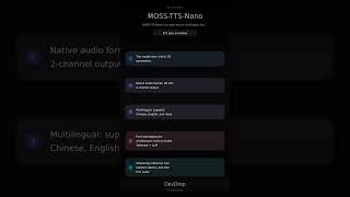 MOSS-TTS-Nano is the Python project you're missing out on