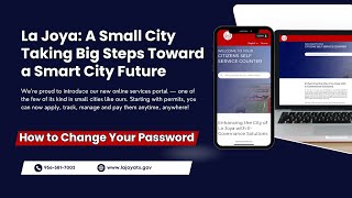 How To Change Your Password City of La Joya TX