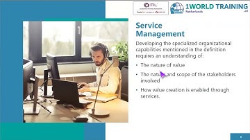 1.2 Service Management Key Concepts | ITIL4 Foundation in Dutch | AXELOS | 1WorldTraining.com