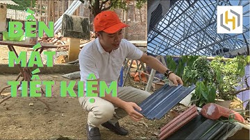 Tại sao mái ngói dùng kèo thép nhẹ lại BỀN,MÁT & TIẾT KIỆM đến vậy ? Công trình a Sơn - Chương Mỹ