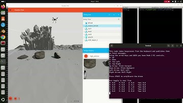Autonomous Aerial Perception System for Environmental Change Detection in Simulated Terrain