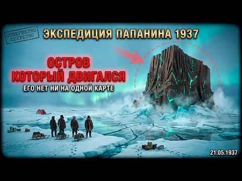 Экспедиция на Северный Полюс 1937: Папанинцы видели ОСТРОВ, которого НЕТ НА КАРТАХ. Он ДВИГАЛСЯ