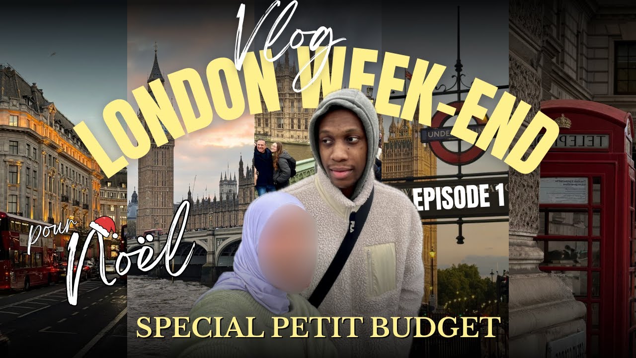 LONDRES À NOËL AVEC UN PETIT BUDGET 🇬🇧🎄 | Vlog Ép. 1 Week End