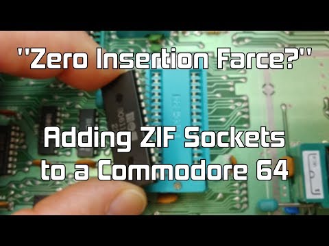 #11 "Zero Insertion Farce?" — Installing ZIF Sockets on a C64 Motherboard