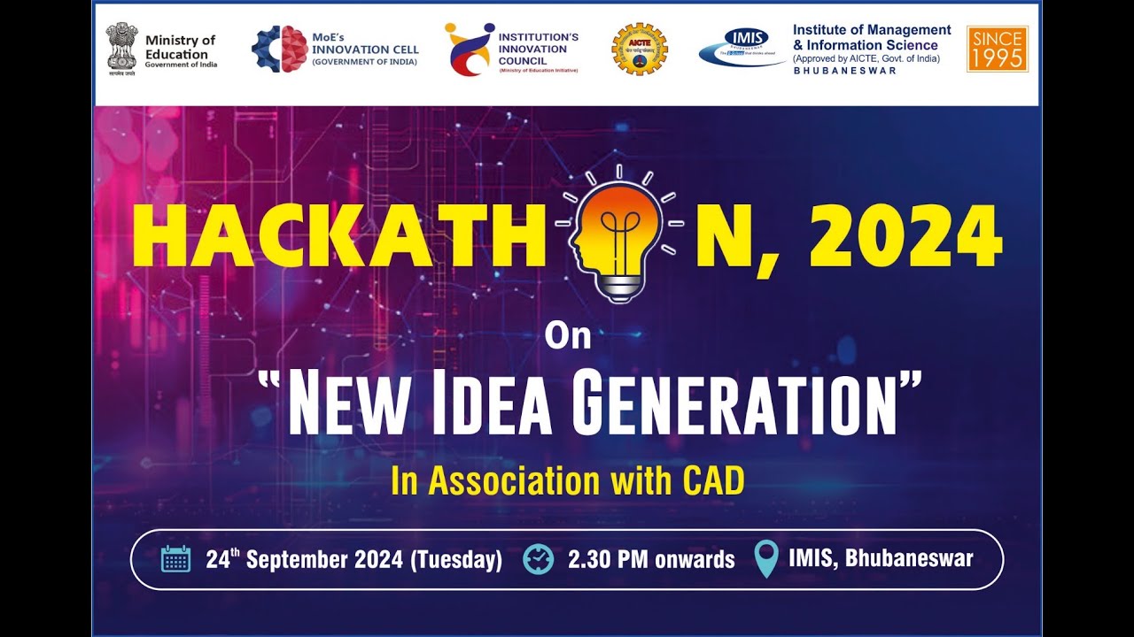 Hackathon 2024 on New Idea Generation - YouTube