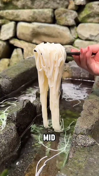 Japan’s Nagashi Somen Game #cooking #experiements #food #recipe