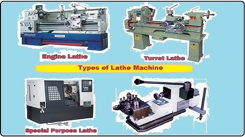 Types of Lathe machine - Engine Lathe, Turret Lathe, Special Purpose Lathe, CNC Lathe (English)