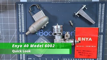 Enya 40 Model 6002 A Quick Look