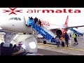 Air Malta BUSINESS CLASS London to Malta|Airbus A320-200