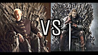 ned stark vs tywin lannister | #shorts #got #hotd #comparison screenshot 4