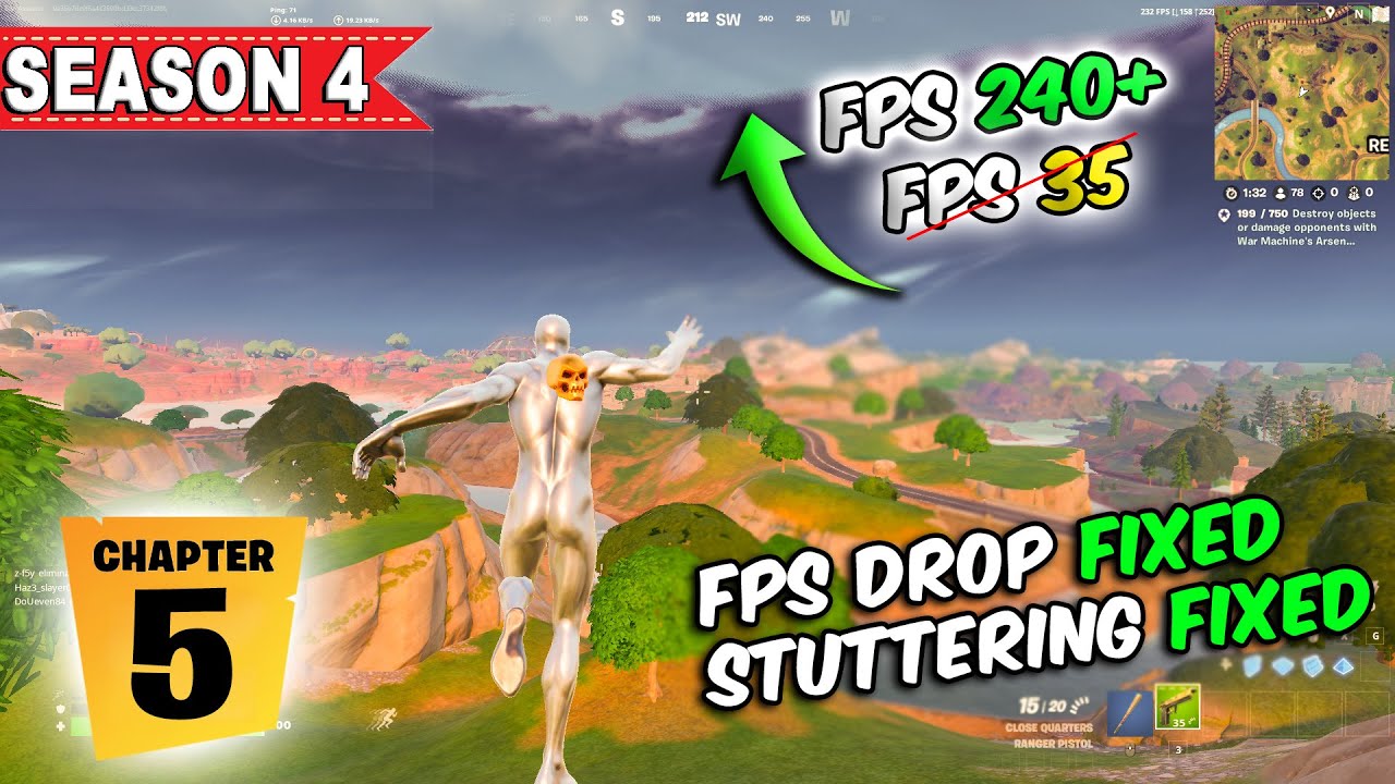 Fix fps drops stuttering in fortnite performance mode youtube