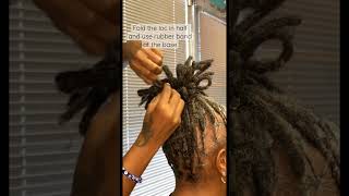 How to: loc petal style #locs #locjourney #dreadlocks Wealth